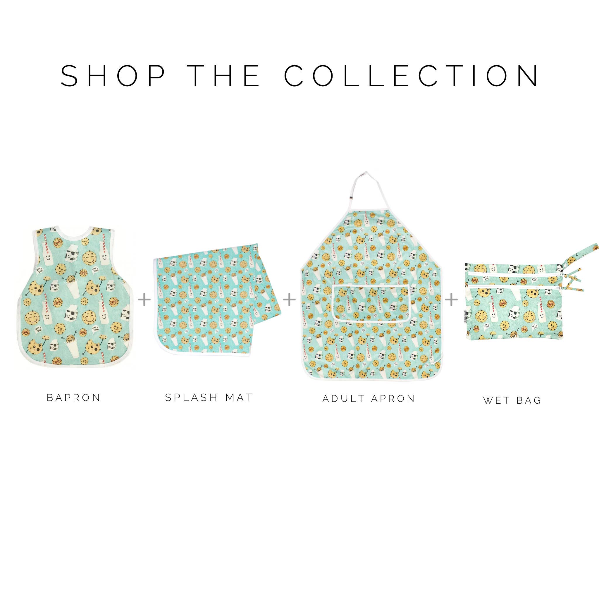 Cookies and Milk Waterproof Wet Bag-Little Sprout