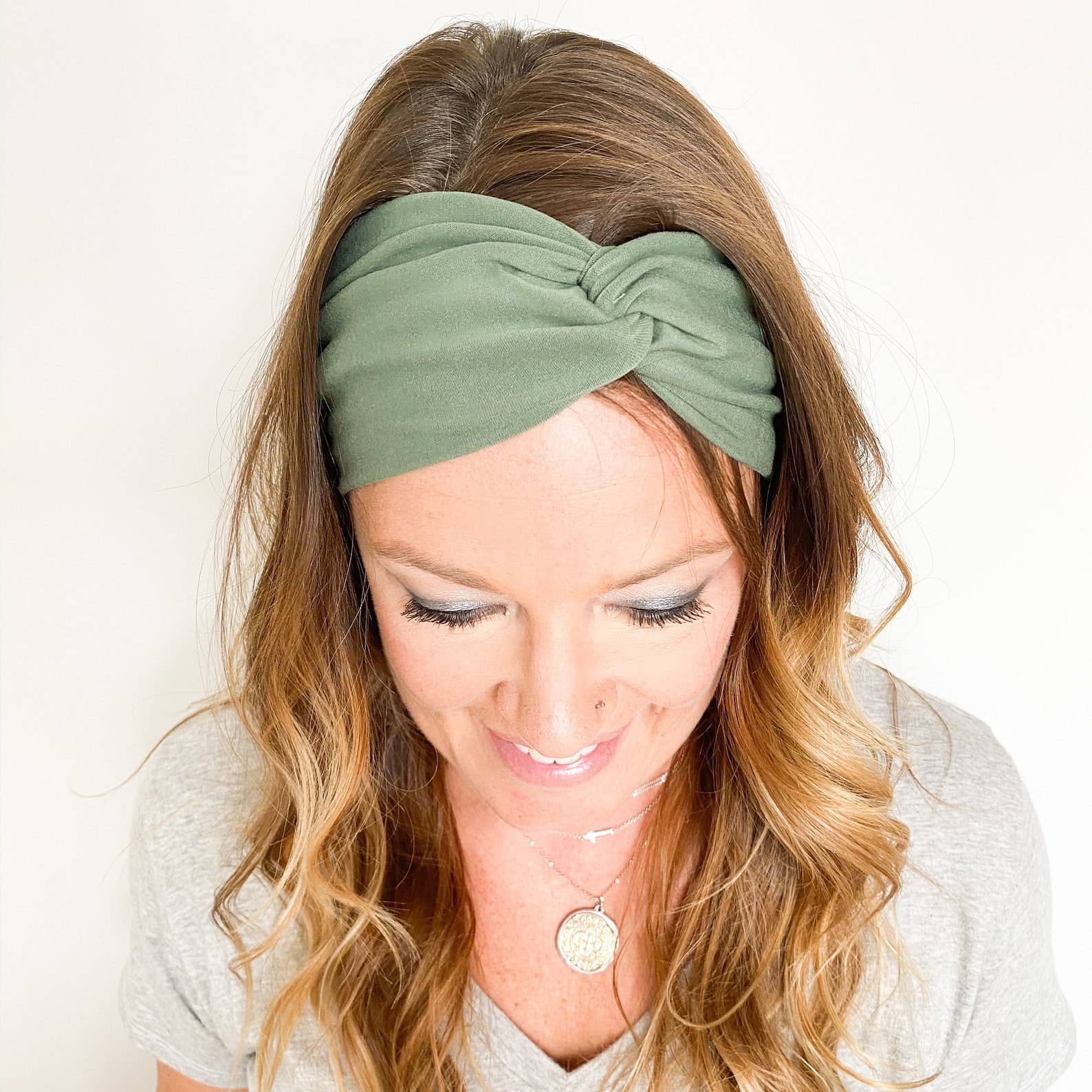 Magenta Floral Twist Headband: Baby-Little Sprout
