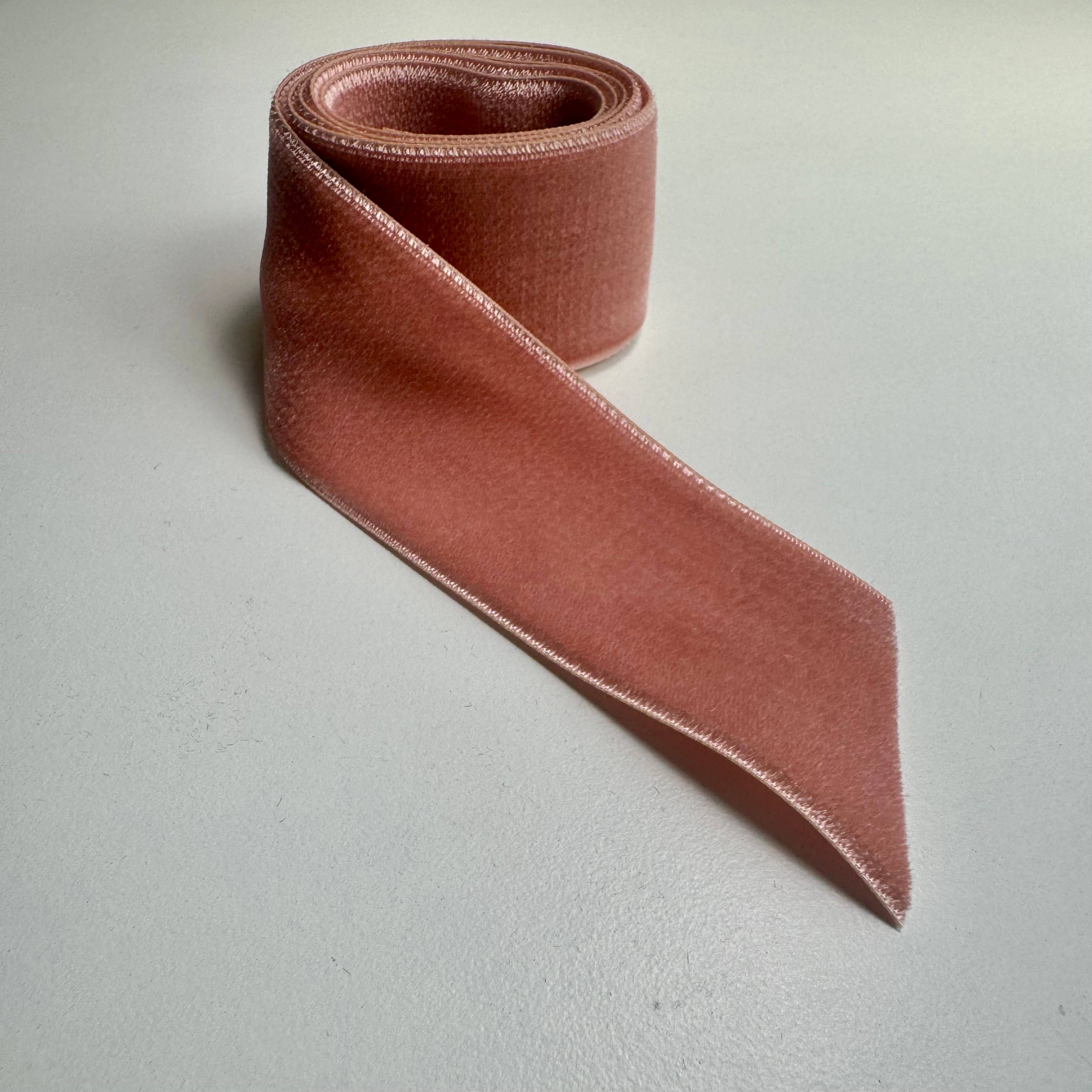 Velvet Hair Bows - Fall Vibes: Rose Gold-Little Sprout