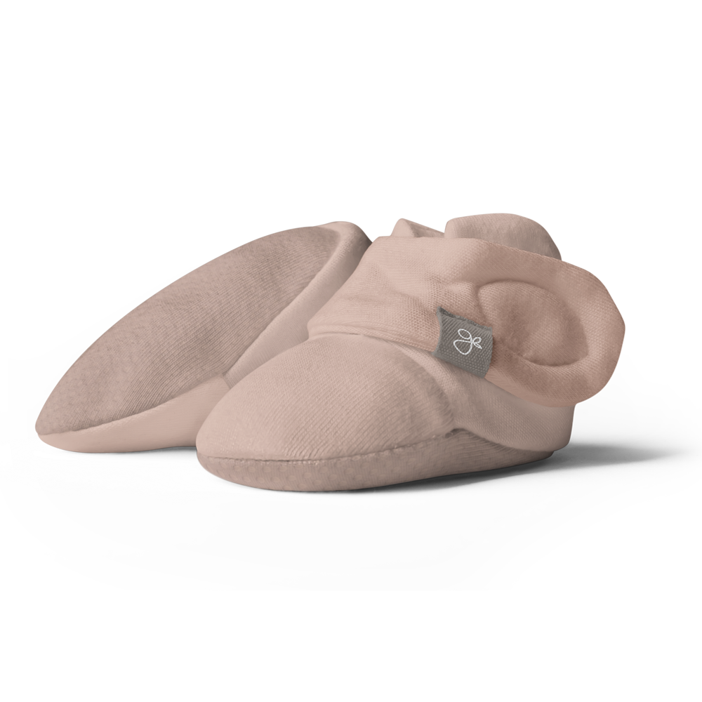 Viscose Bamboo + Organic Cotton Baby Boots - Rose: 0-3M-Little Sprout