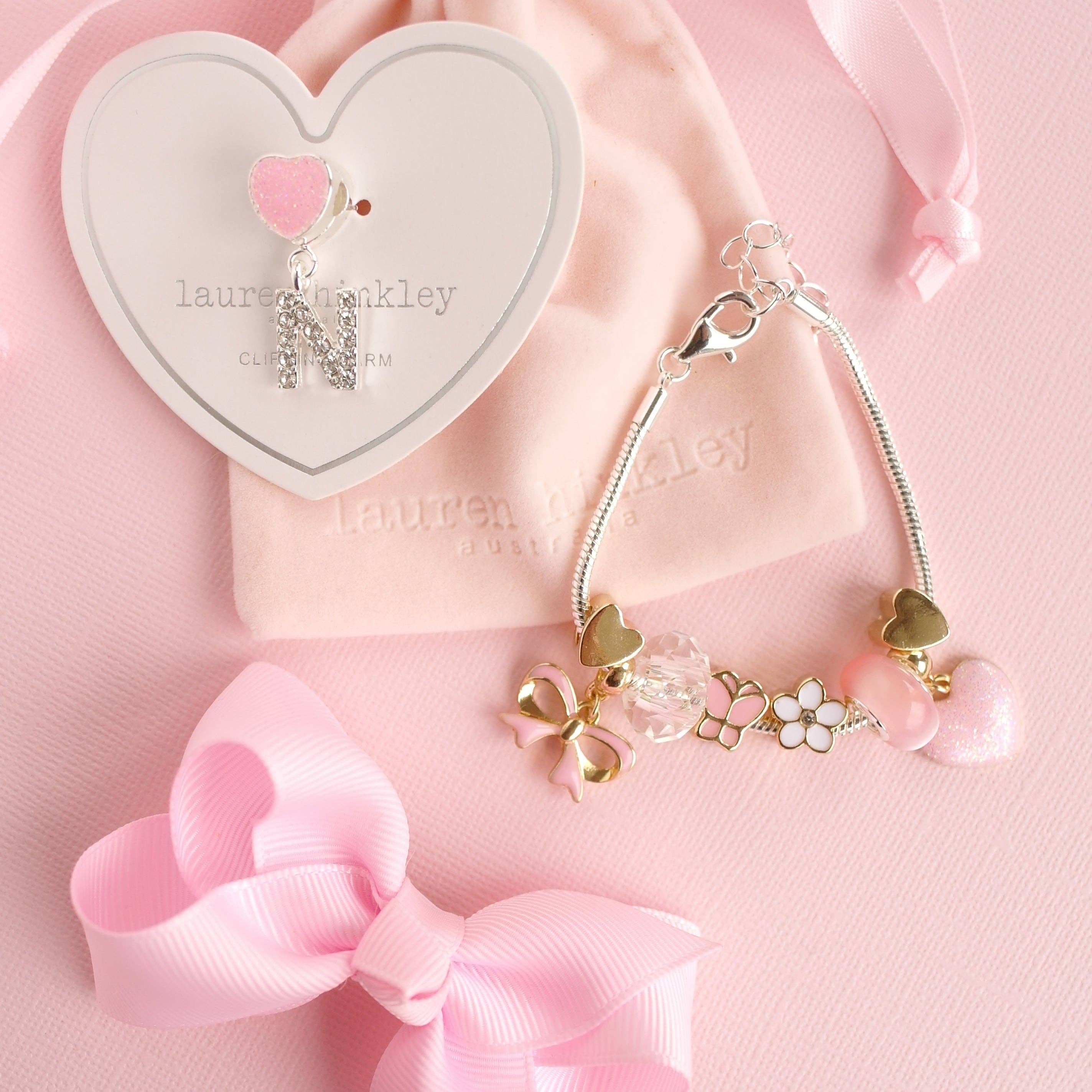 Pink Fantasia Charm Bracelet: Boxed-Little Sprout