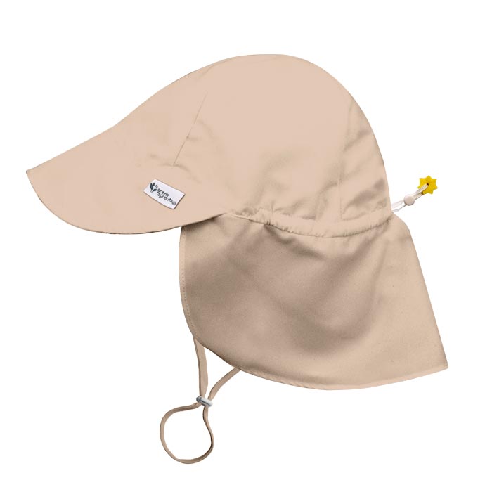 Eco Flap Hat - Light Coral 2-4T-Little Sprout