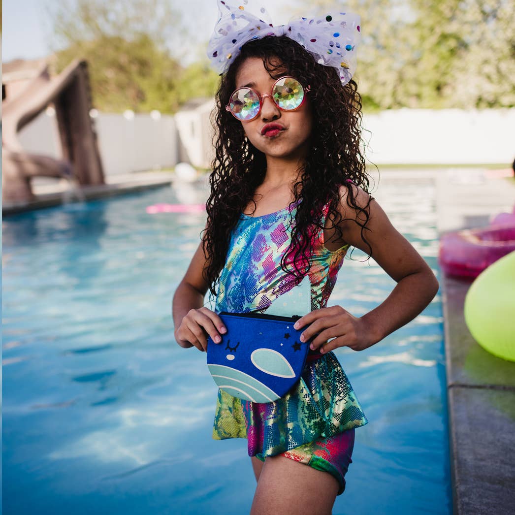 Blue Whale Belt Bag, Child's Adjustable Fanny Pack-Little Sprout