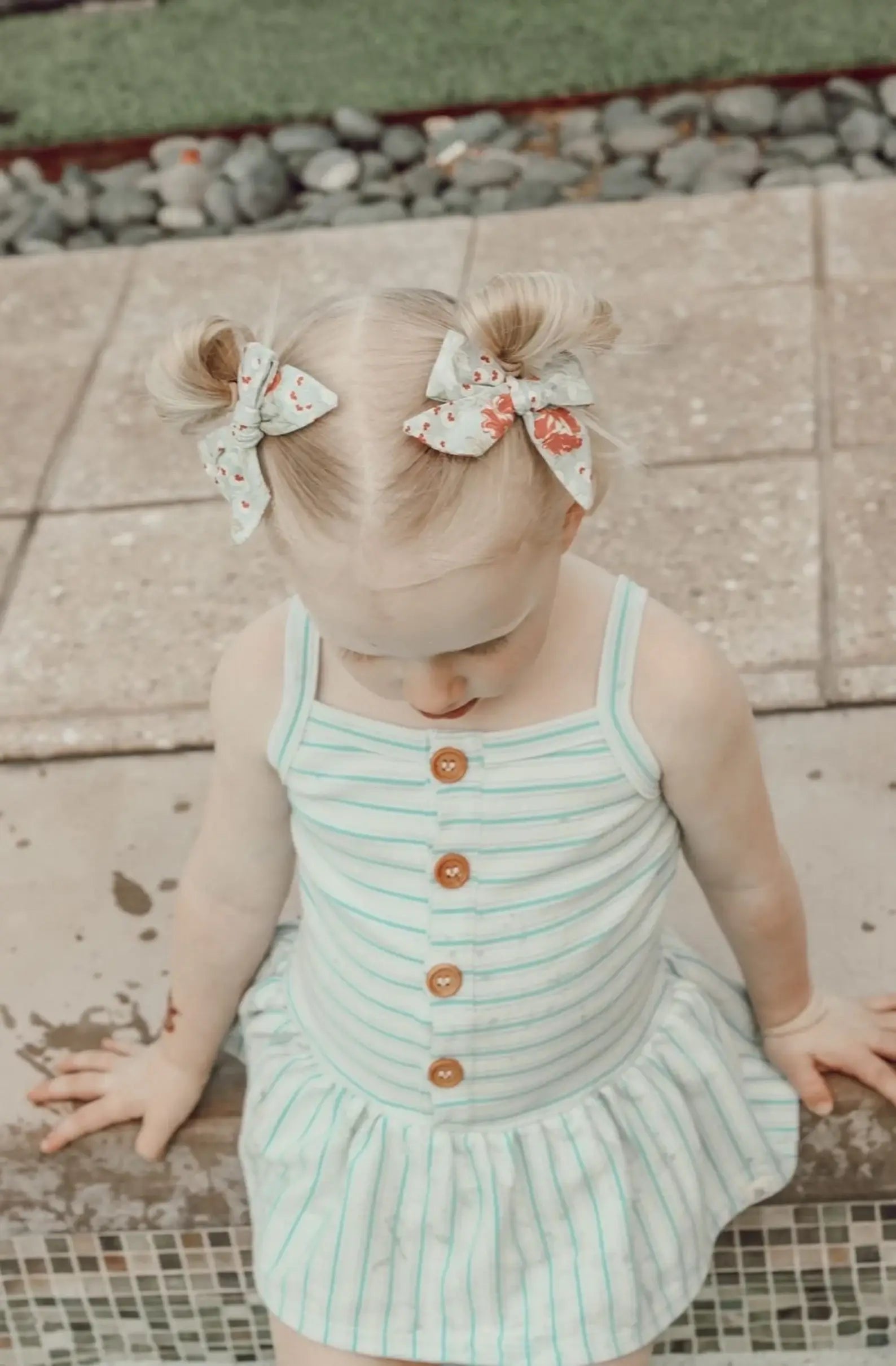 Pink Ribbed Schoolgirl Bow(s): 1 Bow on Clip-Little Sprout