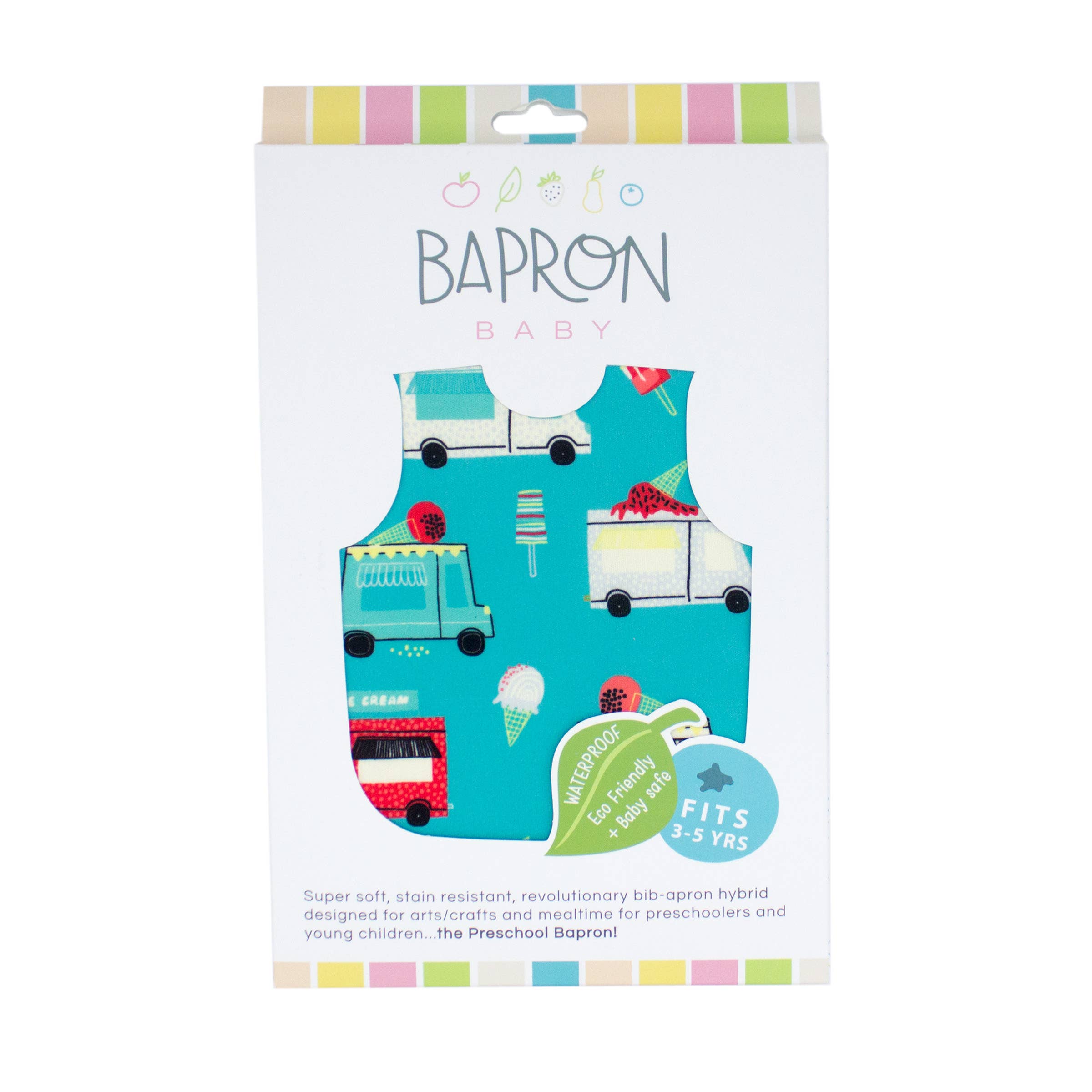 Ice Cream Truck Bapron: Toddler (6m-3T)-Little Sprout