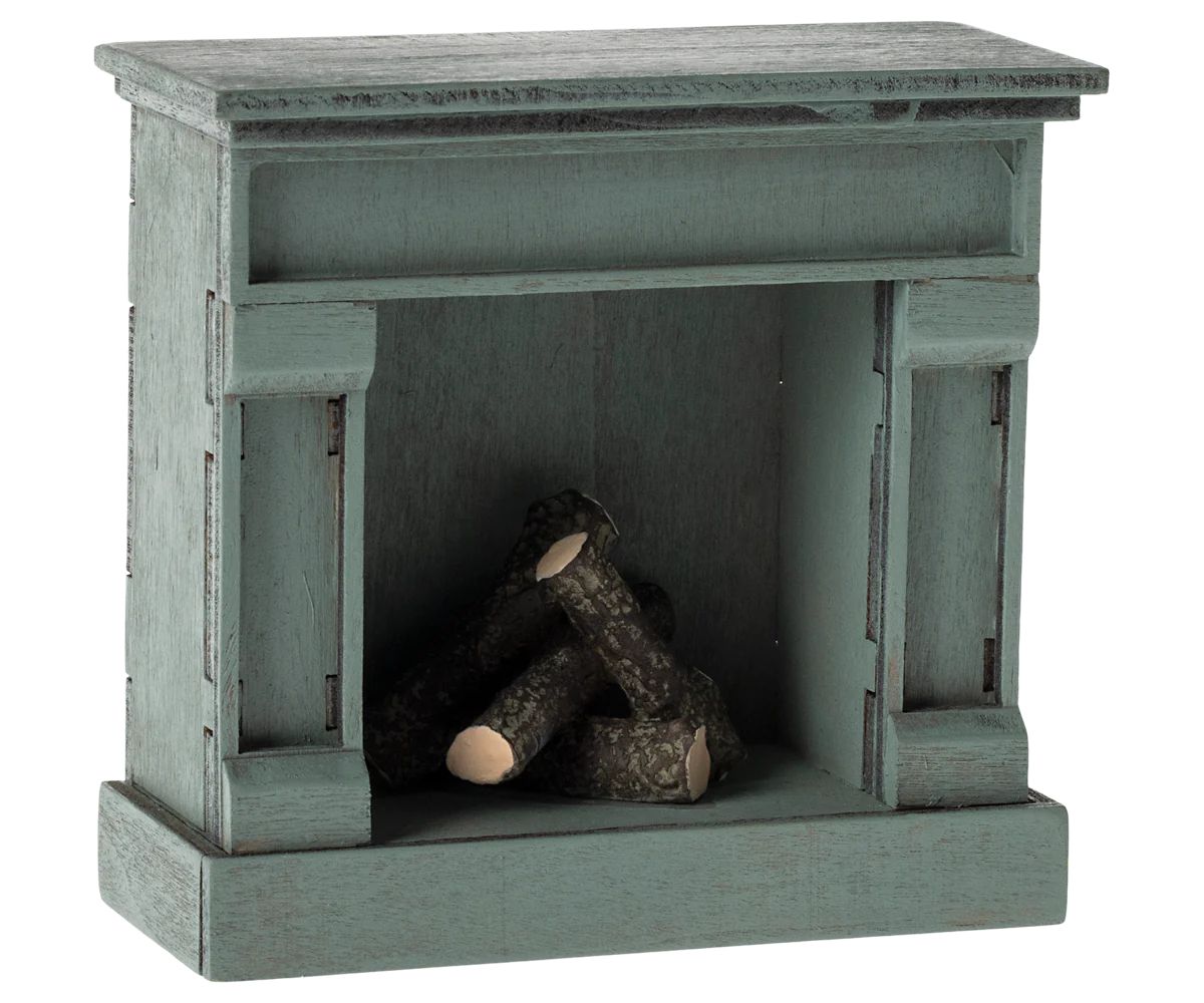 Fireplace, Mouse - Blue (Battery not included)-Little Sprout
