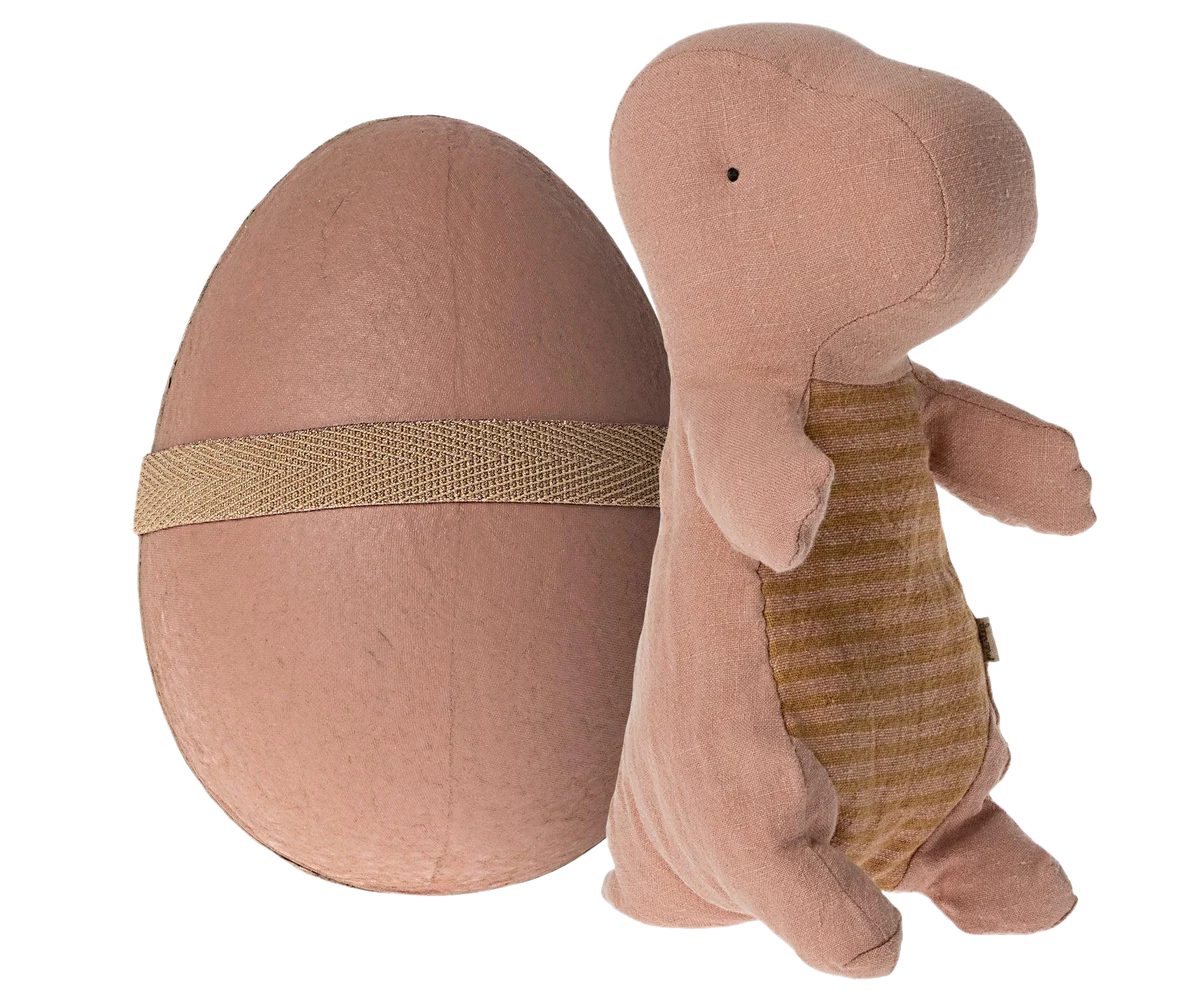 Gantosaurus in Egg, Small - Old Rose-Little Sprout