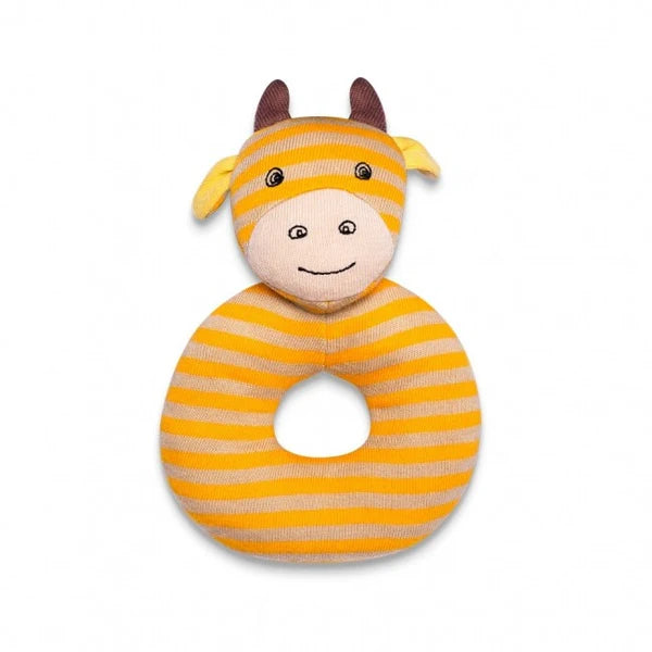 Farm Buddies Teething Rattle-Little Sprout