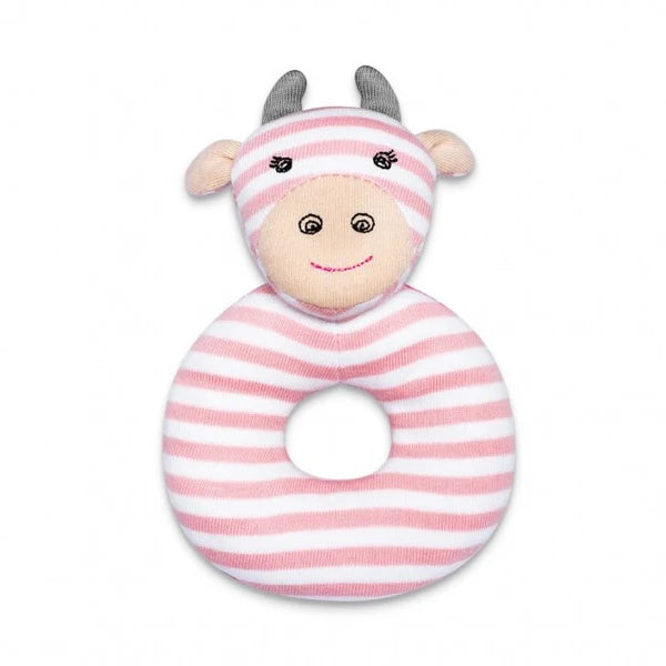 Farm Buddies Teething Rattle-Little Sprout