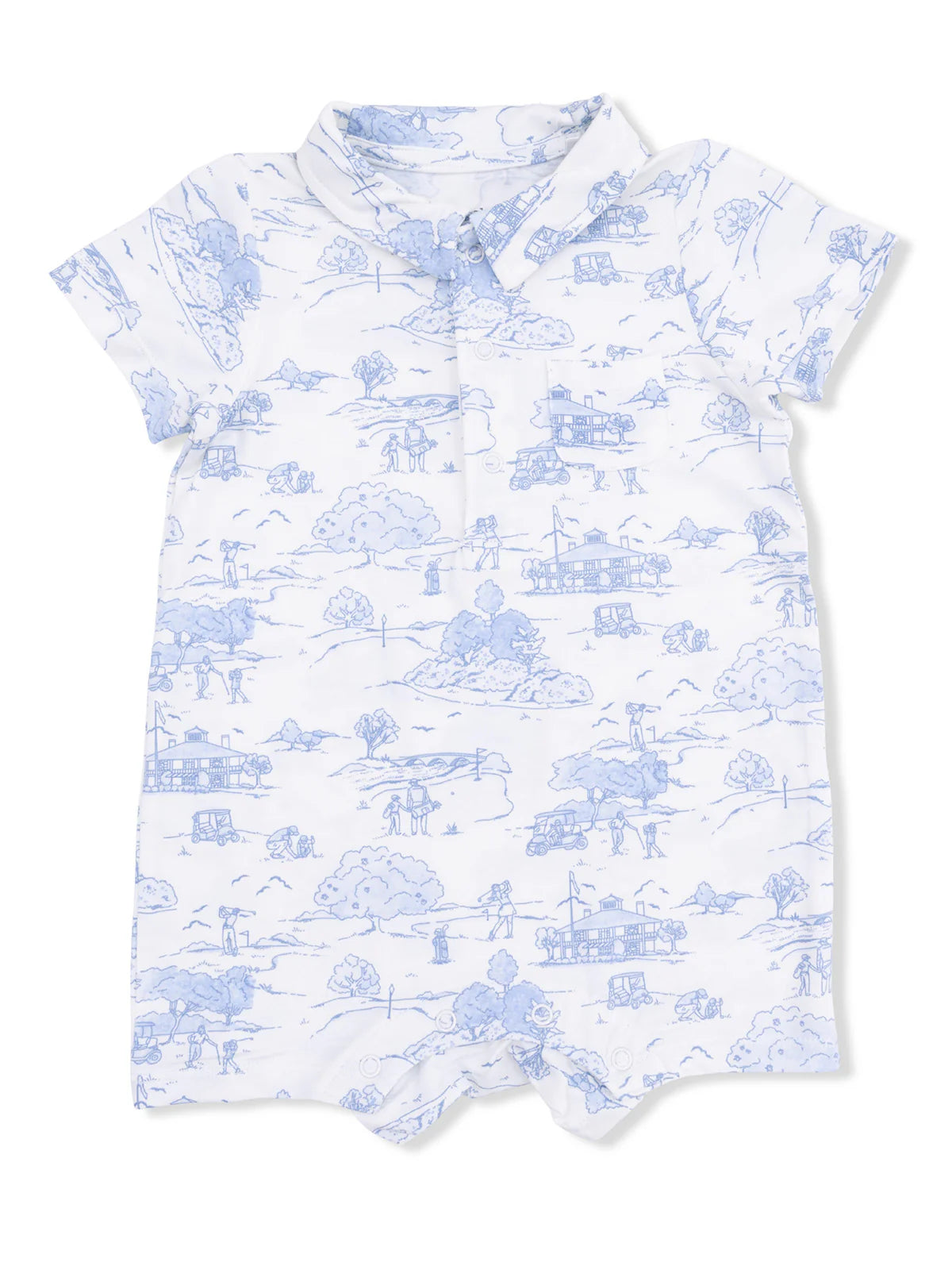 Angel Dear Golf Toile Polo Shortie Little Sprout