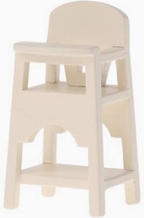 High Chair, Mouse - Off White-Little Sprout