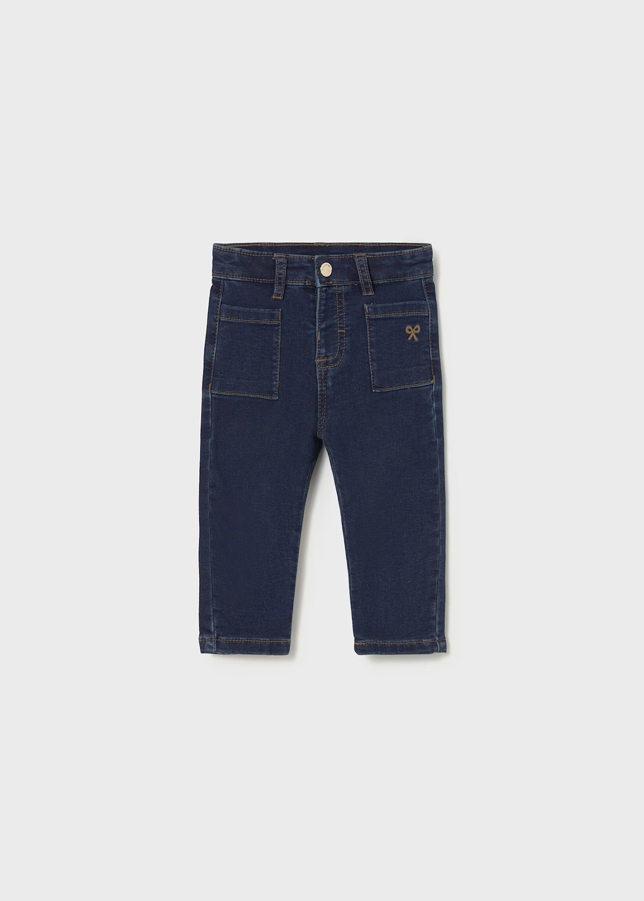 mayoral Baby Girl Jeans Dark Denim Little Sprout