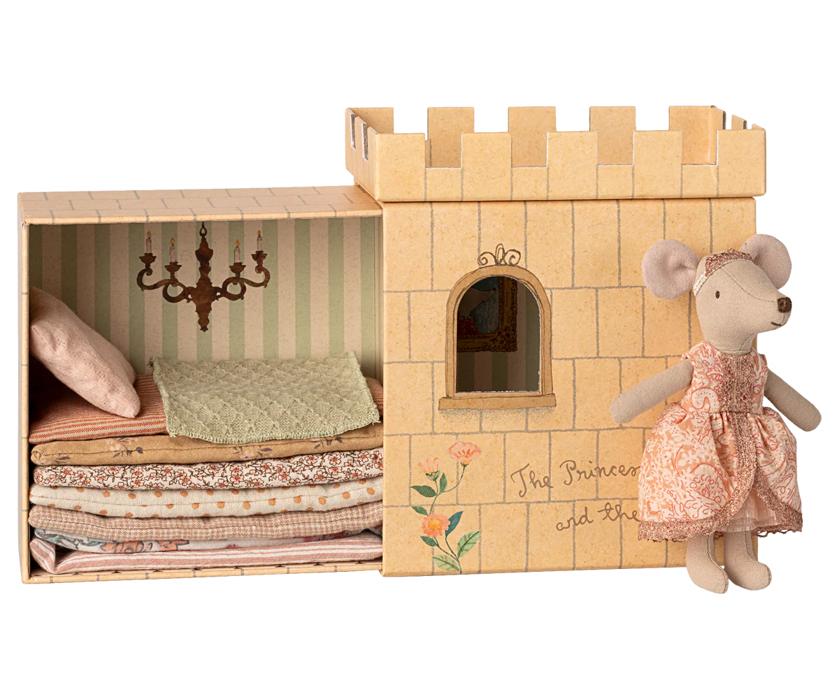 Maileg Princess and the Pea Big Sister Mouse Little Sprout