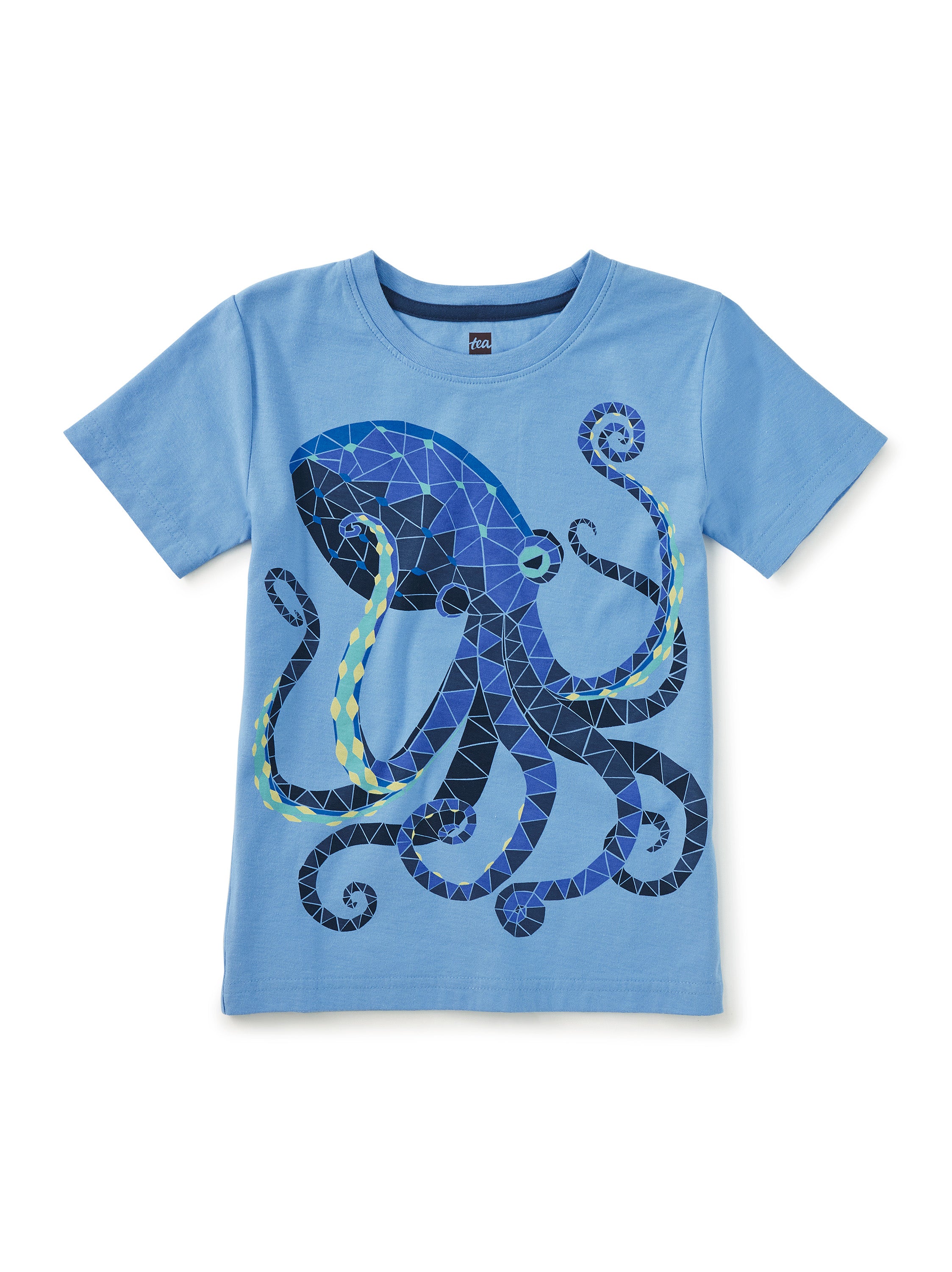 Tea Collection Octopus Mosaic Graphic Tee Little Sprout