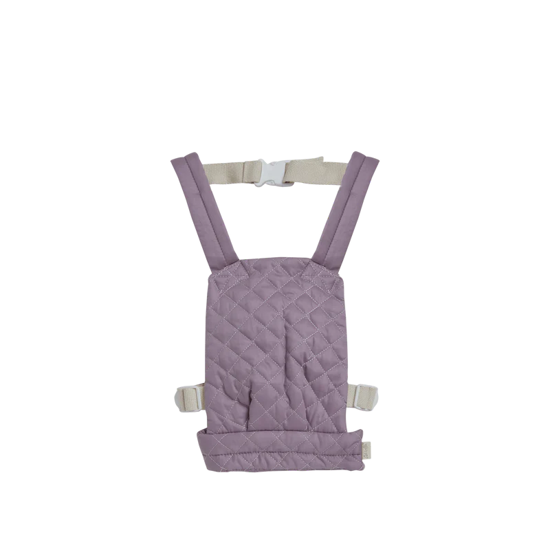 Olli Ella Dinku Dolls Quilted Carrier Lavender