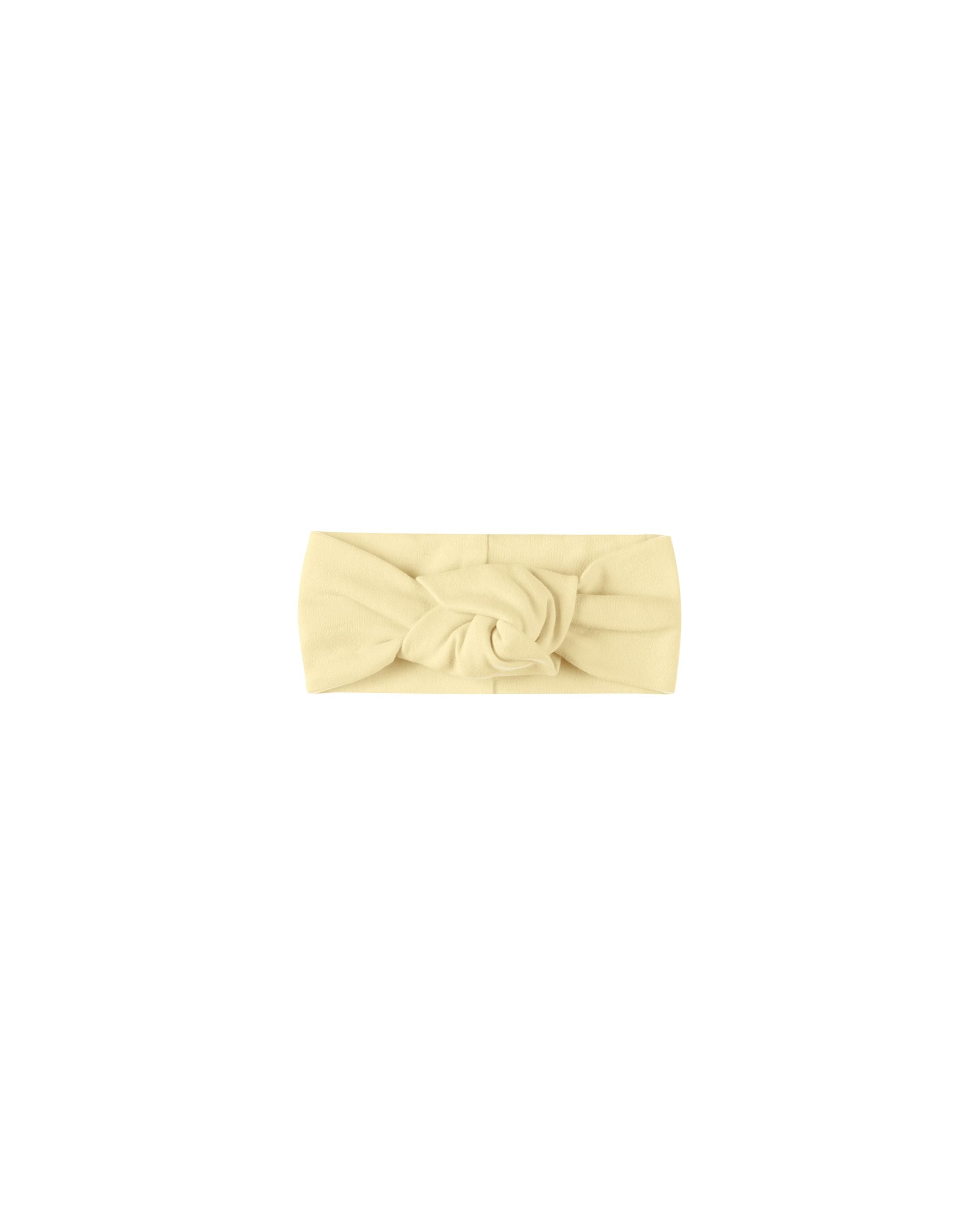 Knotted Headband - Yellow-Little Sprout