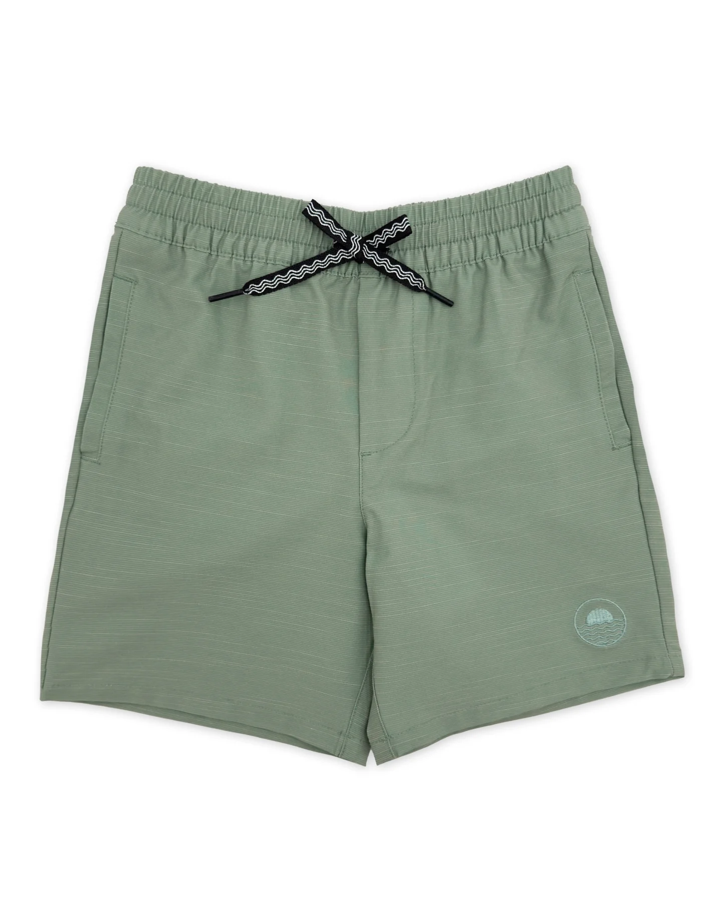 Feather 4 Arrow Buckle Up Hybrid Short Mineral Green Little Sprout