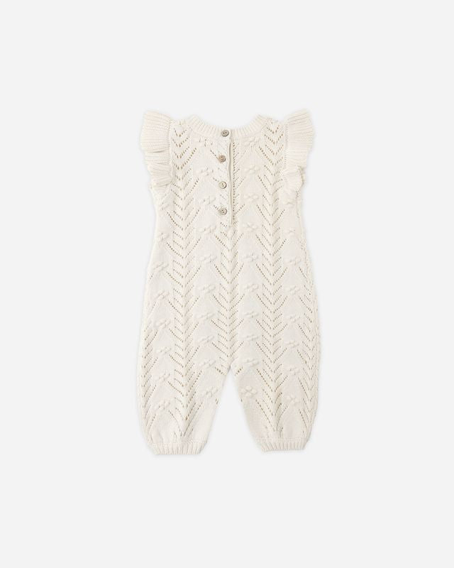 Mira Knit Romper - Natural