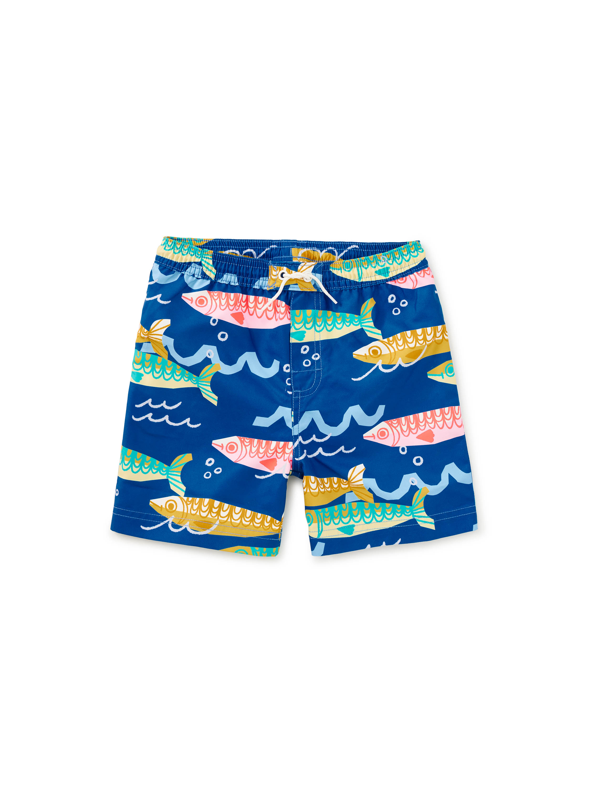 Mid Length Swim Trunks Sardinas Del Mar Little Sprout