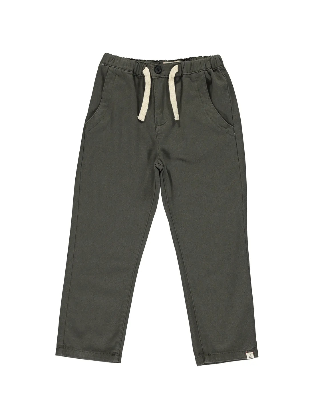Me & Henry Jay Twill Pants Charcoal Little Sprout