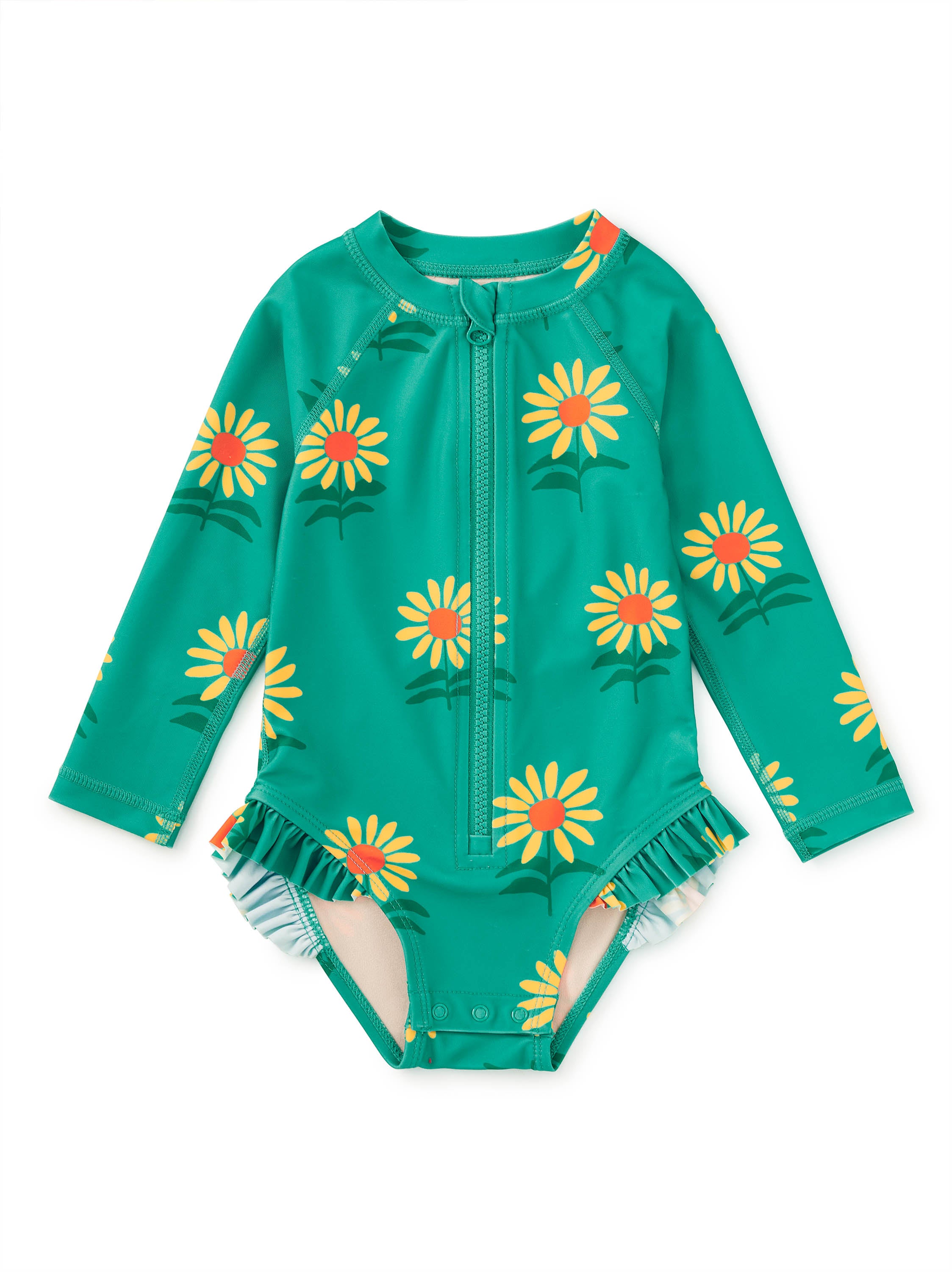 Rash Guard Baby Swimsuit Sunflowers Little Sprout