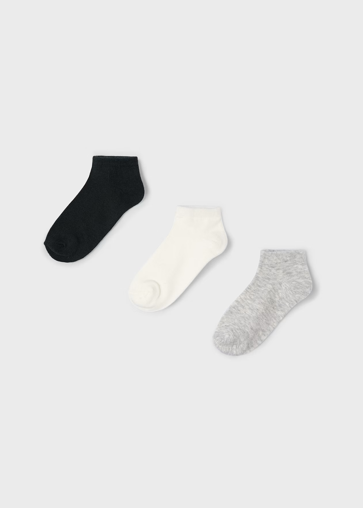 Set of 3 Plain Socks-Little Sprout
