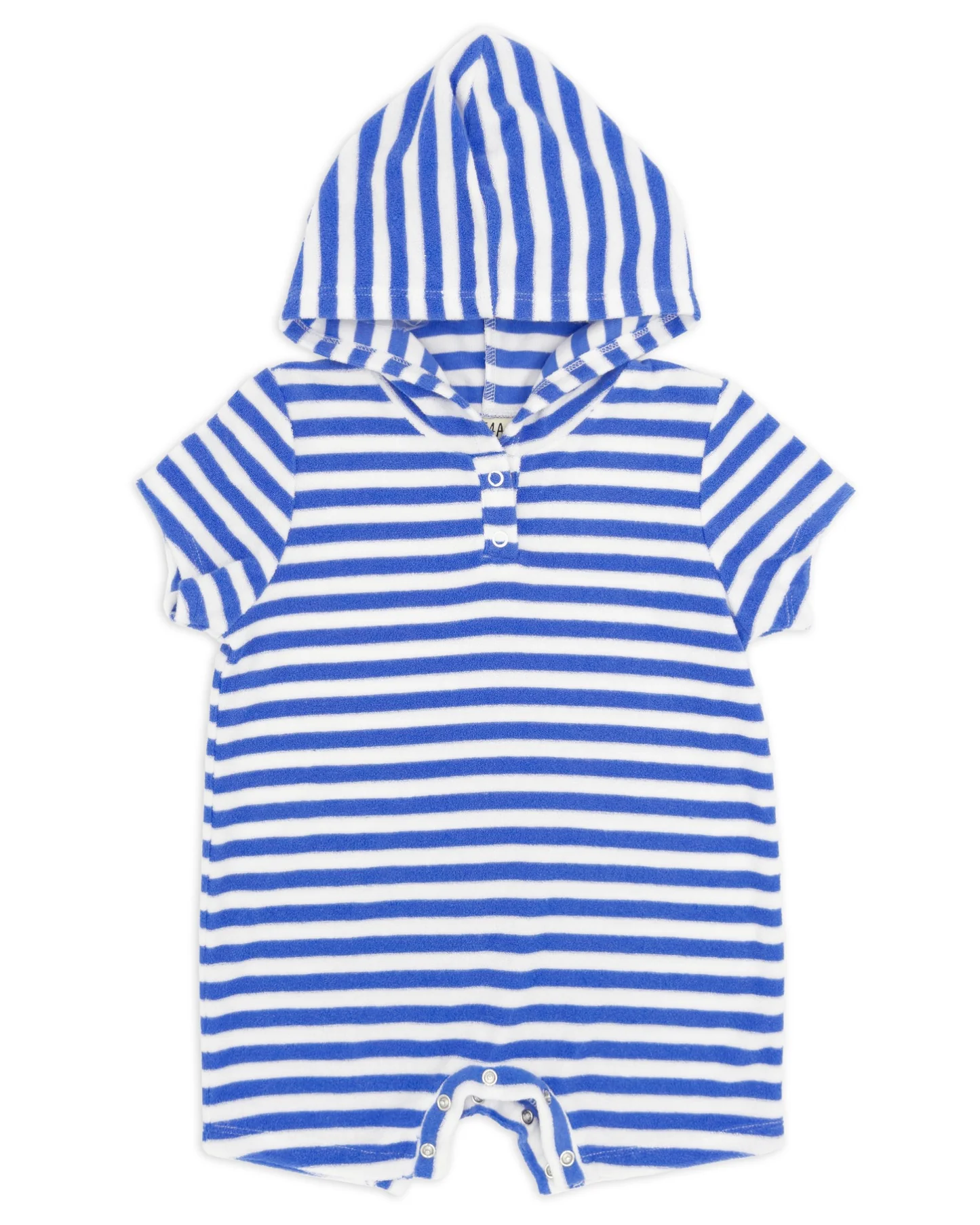 Feather 4 Arrow Finn Romper Marina Blue Little sprout
