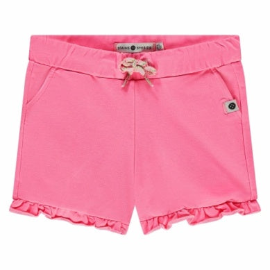 Babyface Girls Sweat Shorts Neon Pink Little sprout