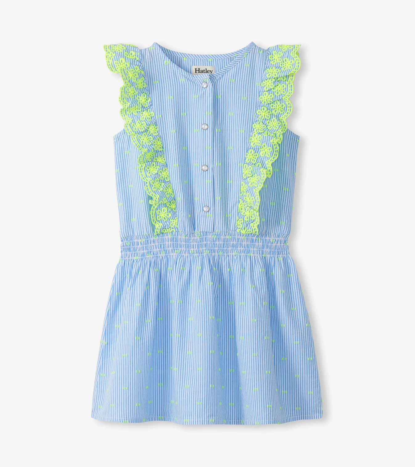 Hatley Neon Dots Scallop Ruffle Dress Little Sprout