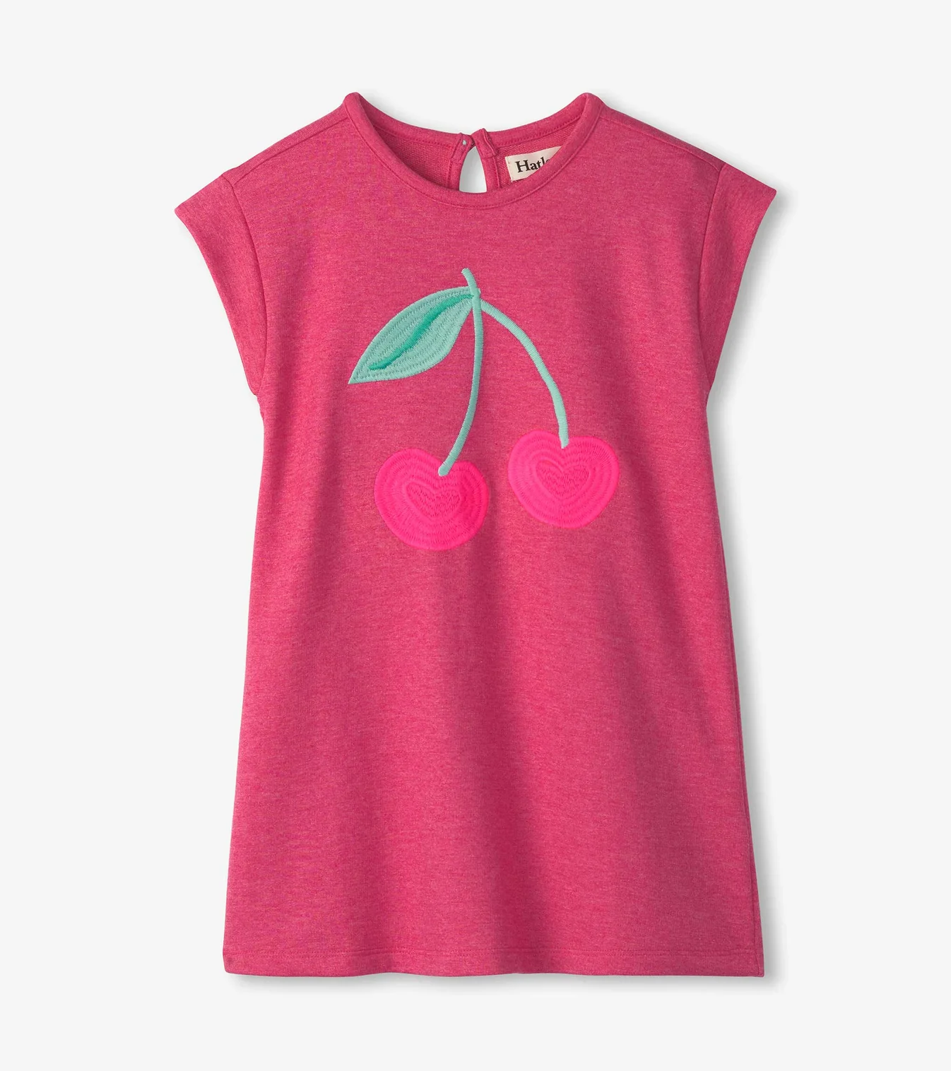 Cherry Ultra Lightweight Dress - Pink Yarrow-Little Sprout