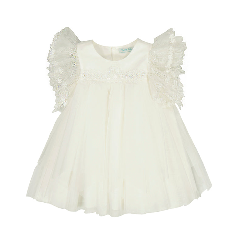 Tulle Dress - Cream-Little Sprout