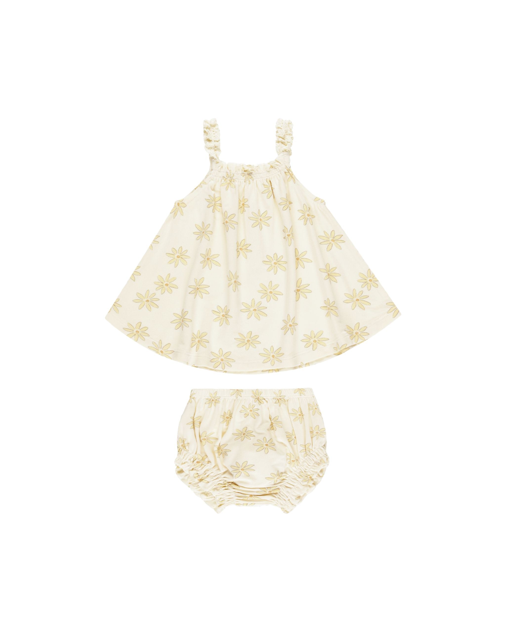 Swing Top and Bloomer Set - Daisies-Little Sprout