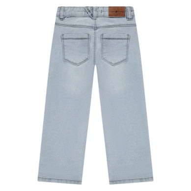 Boys Relaxed Fit Denim Pants - Light Blue