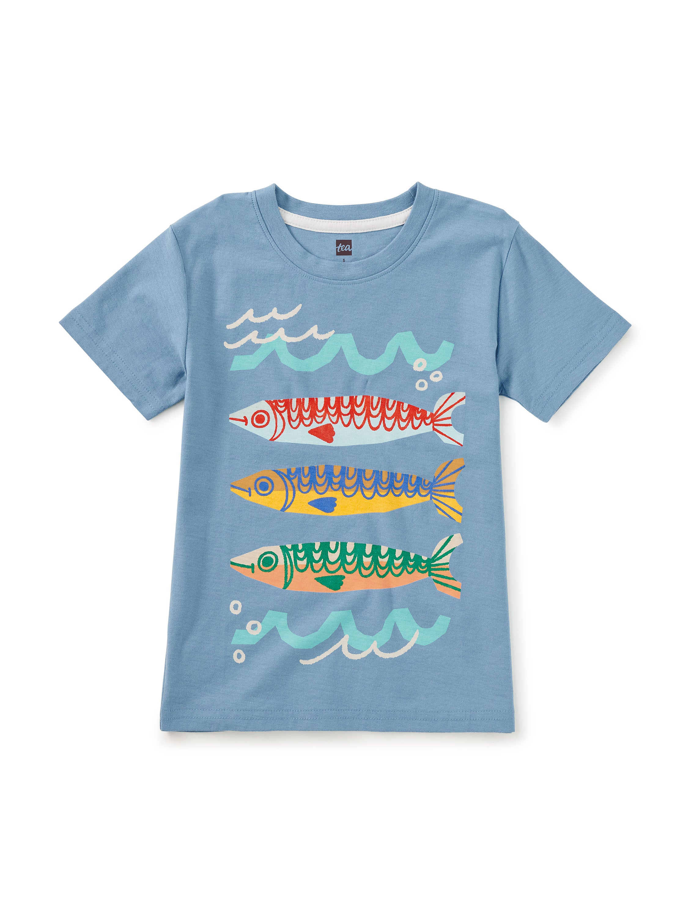 Tea Collection Sardinas del Sur Graphic Tee Little Sprout