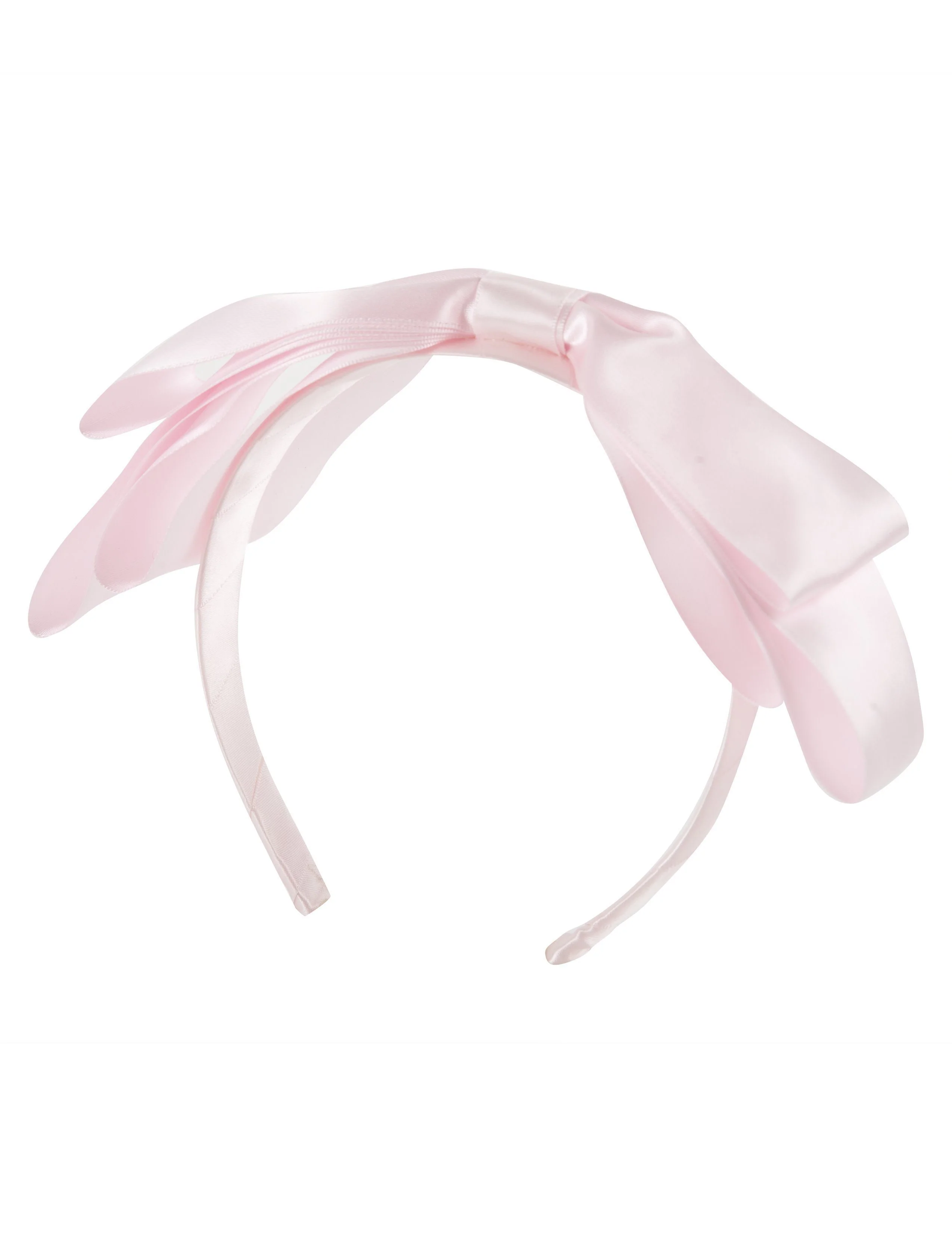 Heather Satin Headband - Baby Pink-Little Sprout