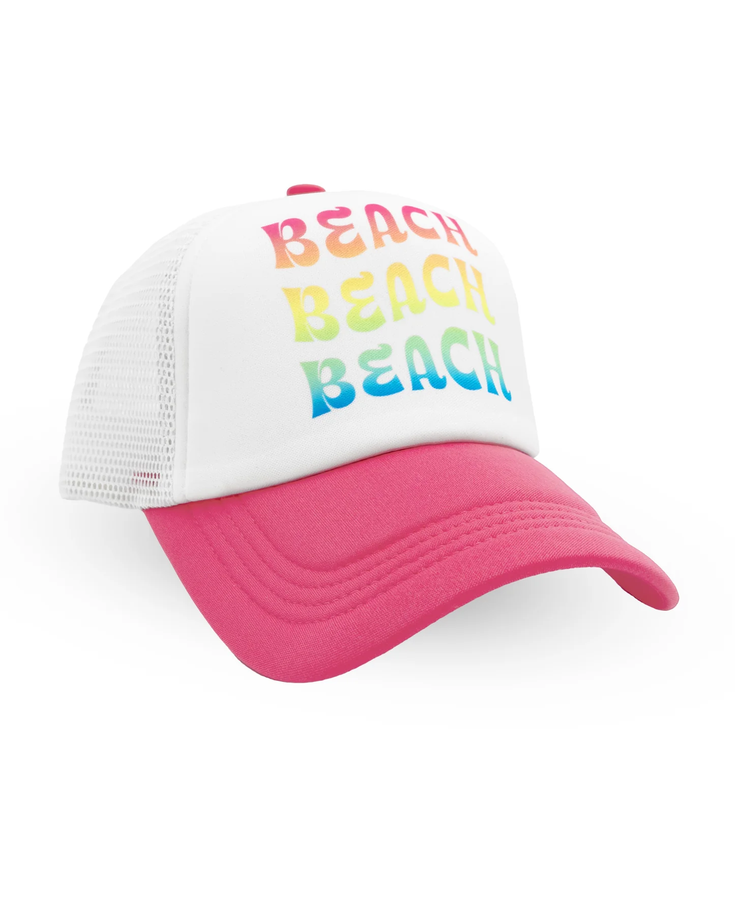 Feather 4 Arrow Pink Sunset Truckeer Hat Little sprout