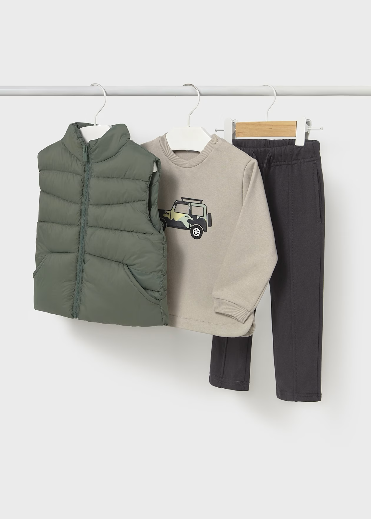 3 Piece Vest Set Spruce Little Sprout