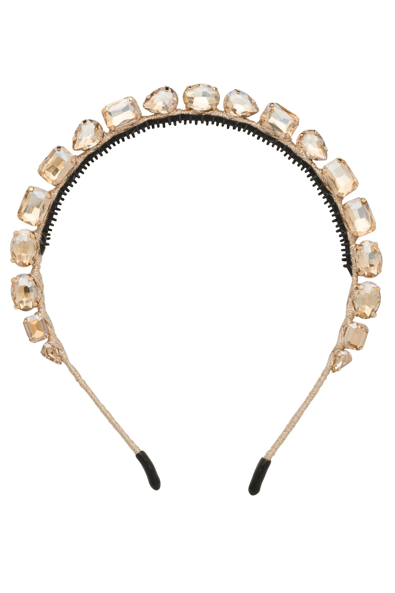 Beauty Queen Headband - Light Gold-Little Sprout