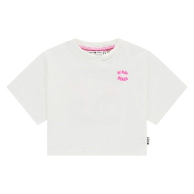 Babyface Girls Short Sleeve T Shirt White Little Sprout