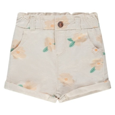 babyface Baby Girls Shorts Ivory Little Sprout