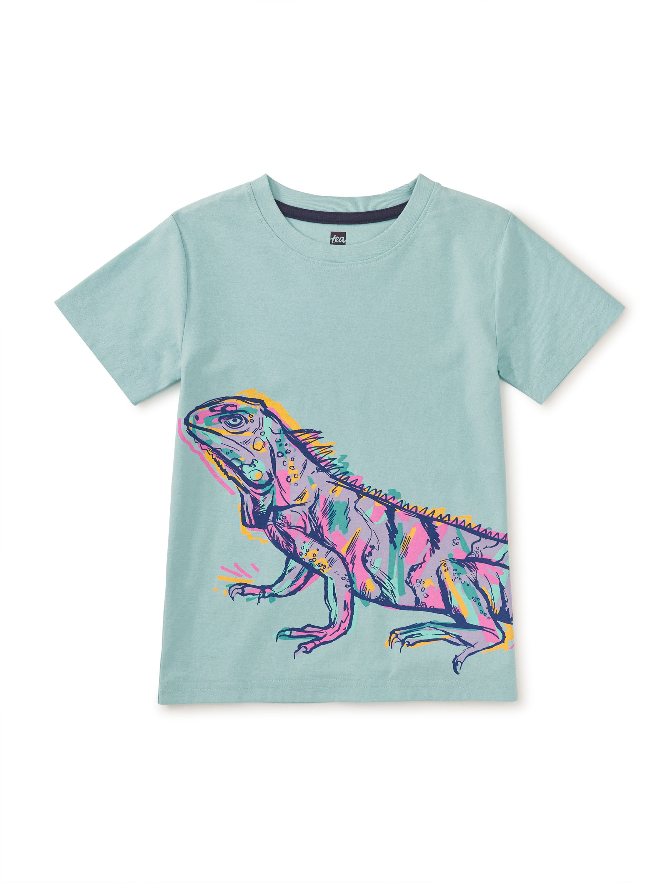 Grafitti Iguana Graphic Tee-Little Sprout