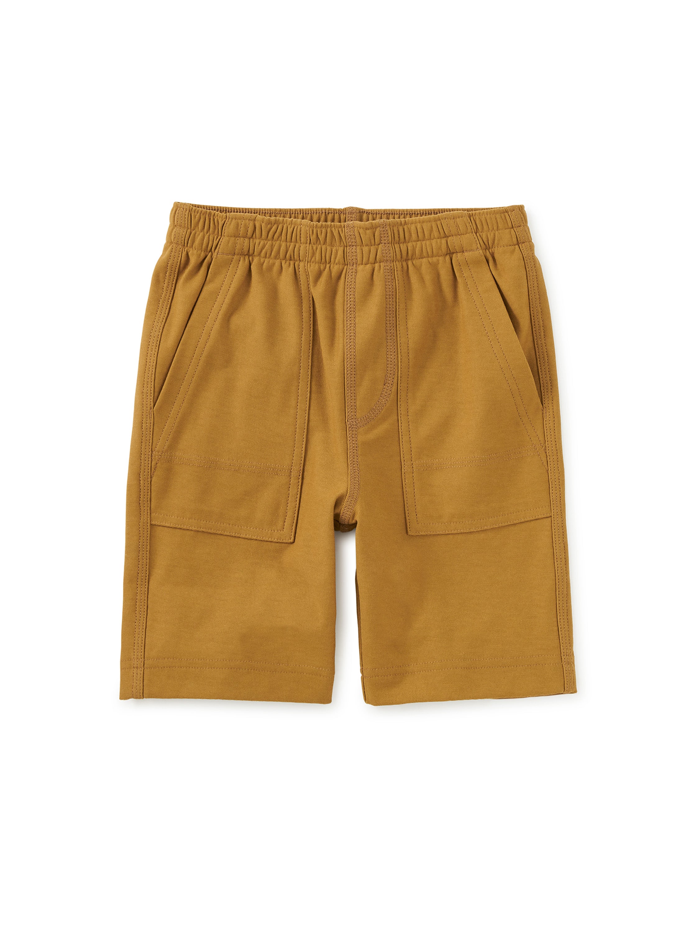 Tea Collection Playwear Shorts Raw Umber Little Sprout