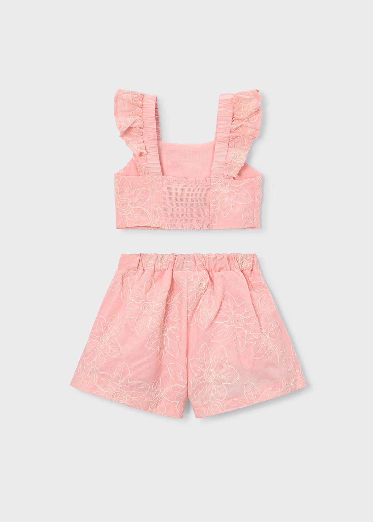 Girl Shorts and Ruffled Top Set - Blossom