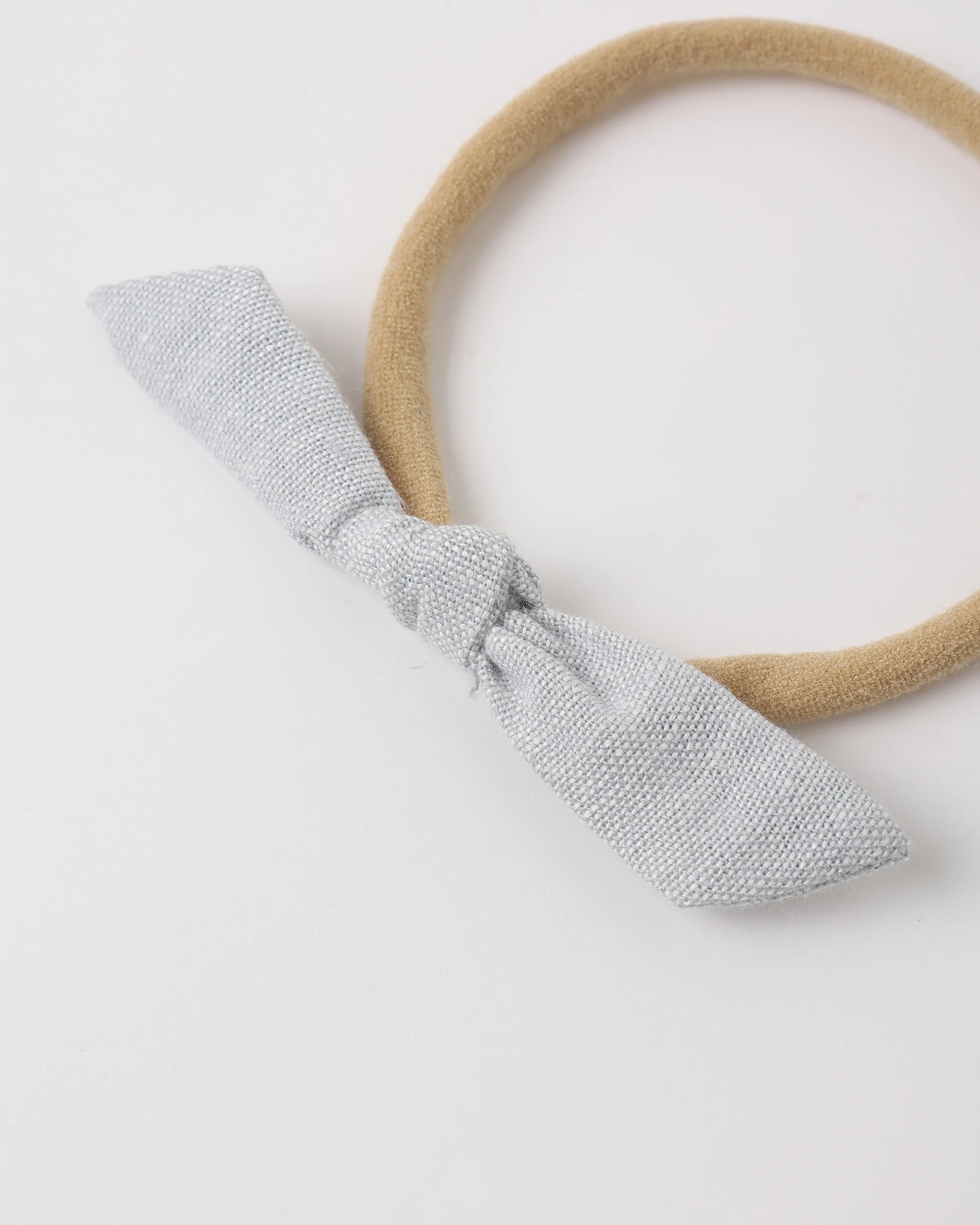 Little Knot Headband - Heathered Light Blue