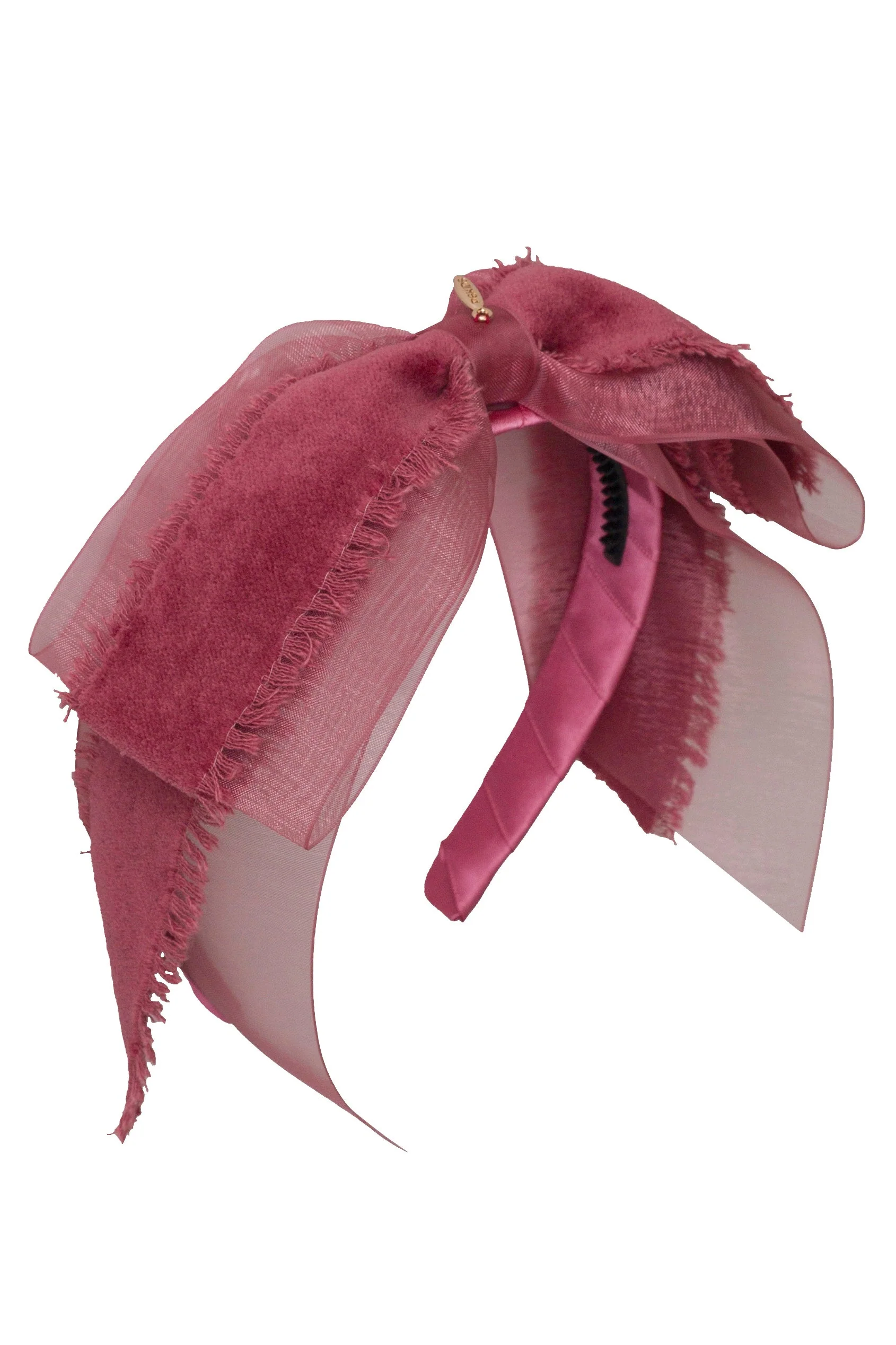 Primrose Bow Headband - Cranberry-Little Sprout