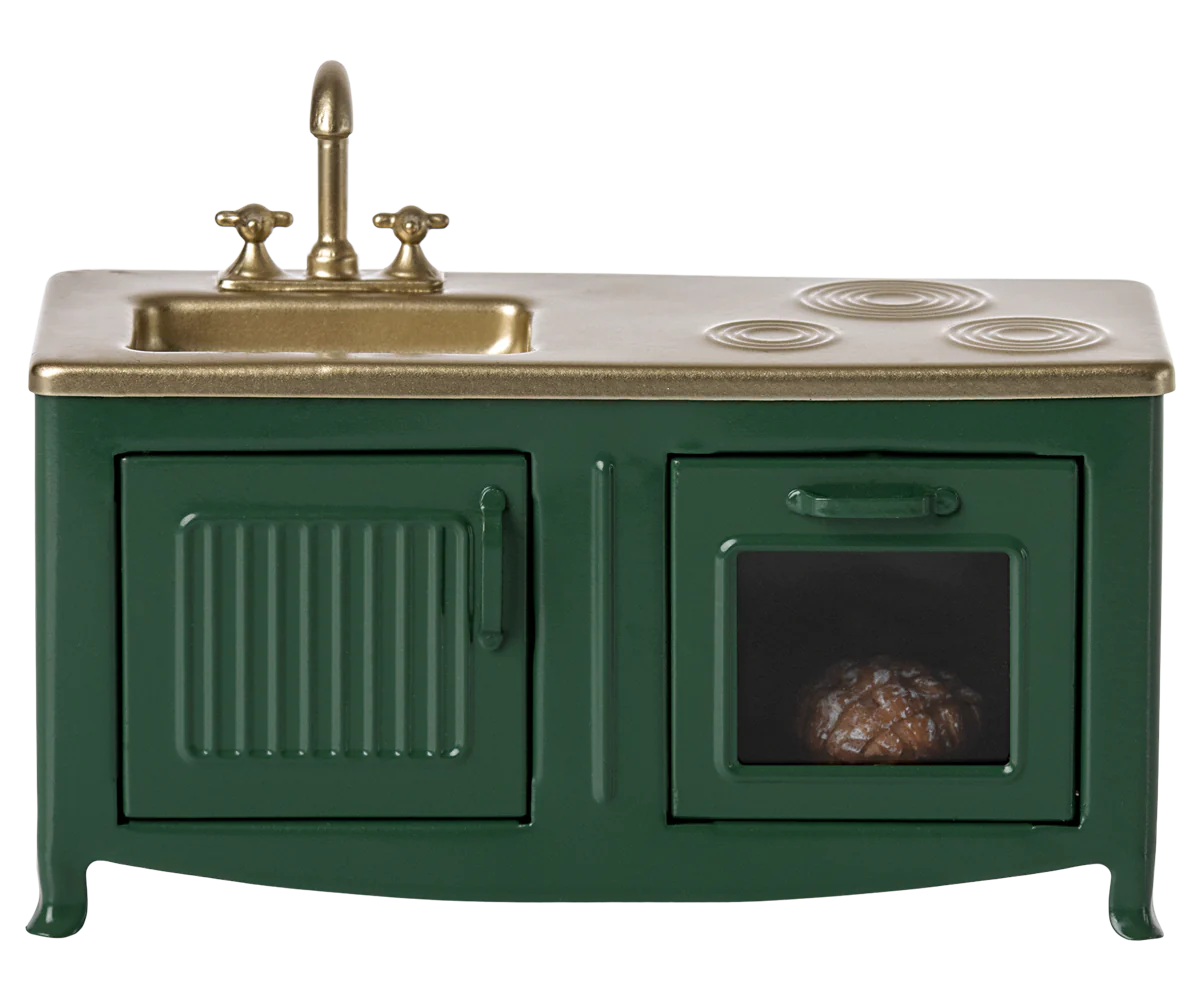 Kitchen, Mouse - Dark Green-Little Sprout