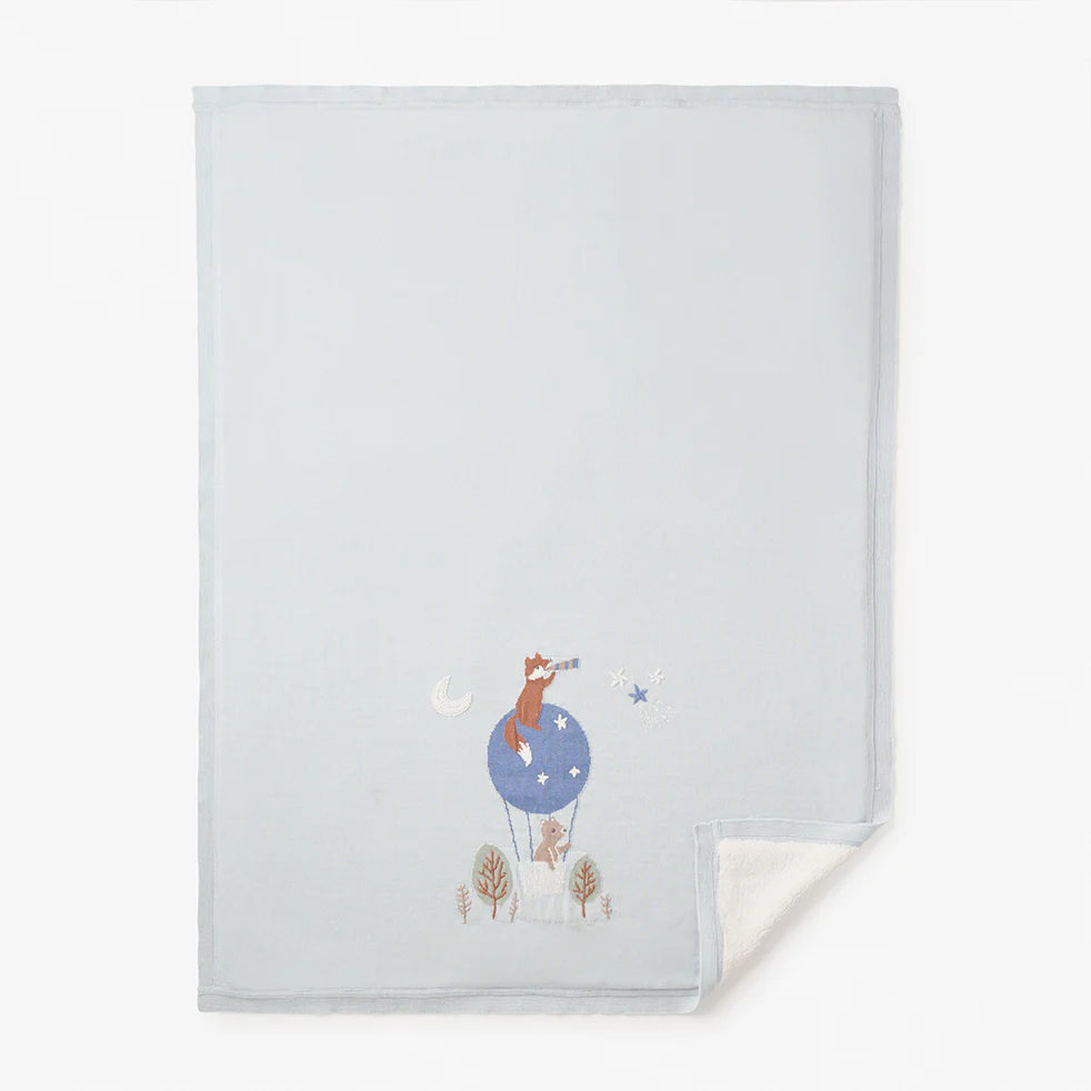 Magical Adventure Knit Fur Back Baby Blanket-Little Sprout