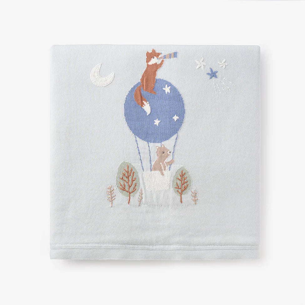 Magical Adventure Knit Fur Back Baby Blanket-Little Sprout