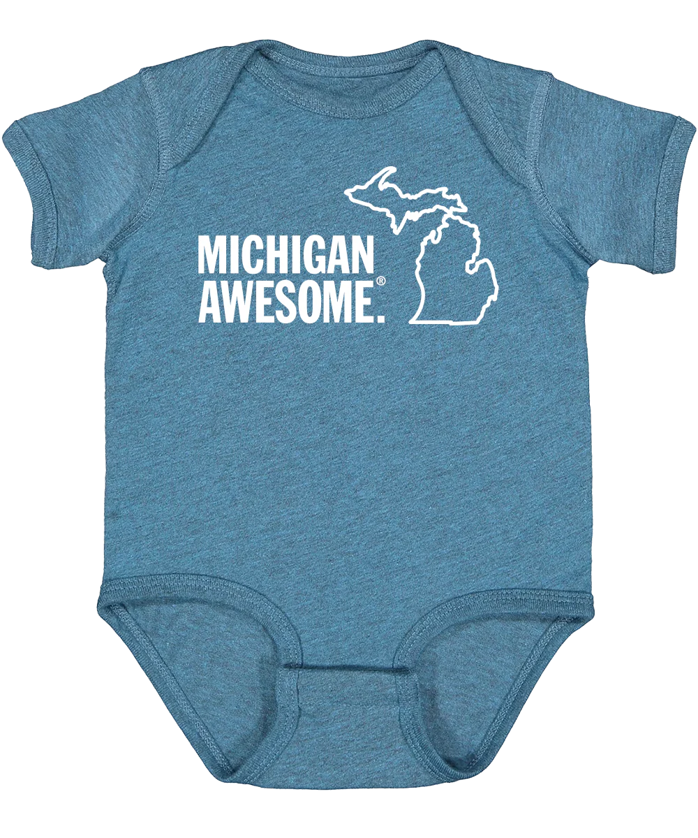 Michigan Awesome Onesie-Little Sprout