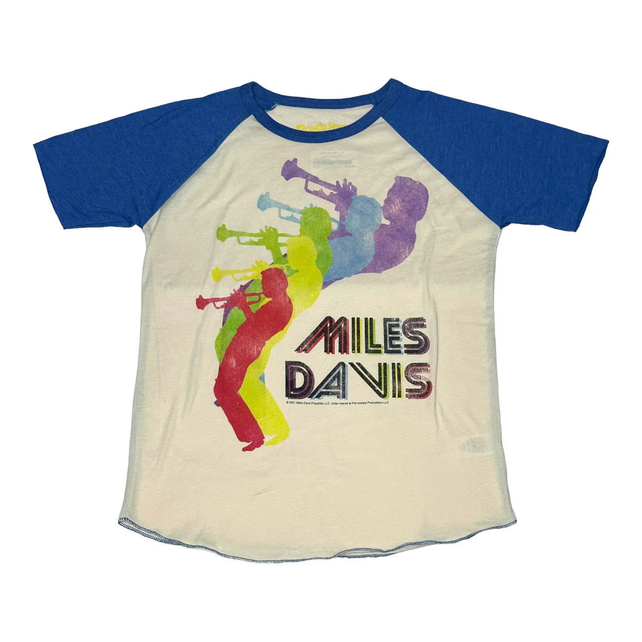 Miles Davis Raglan Tee-Little Sprout